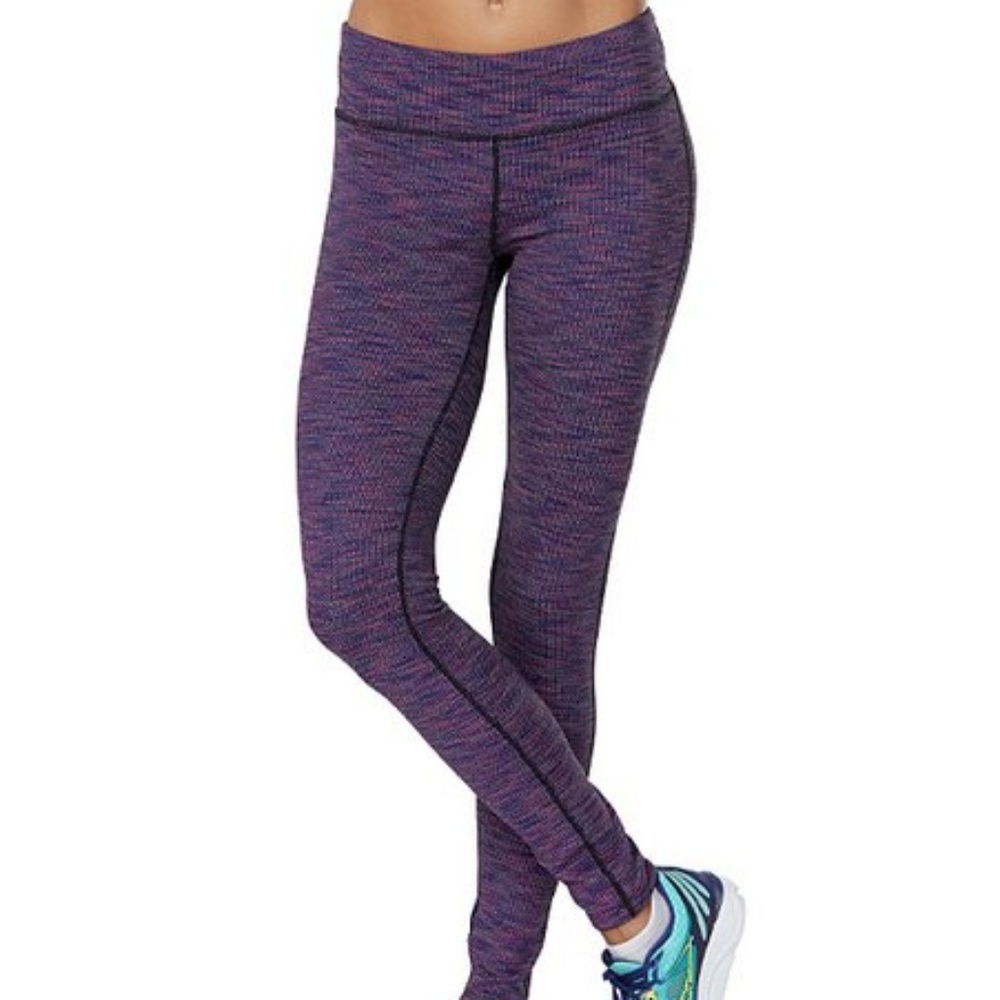 Warm purple roadrunner running leggings